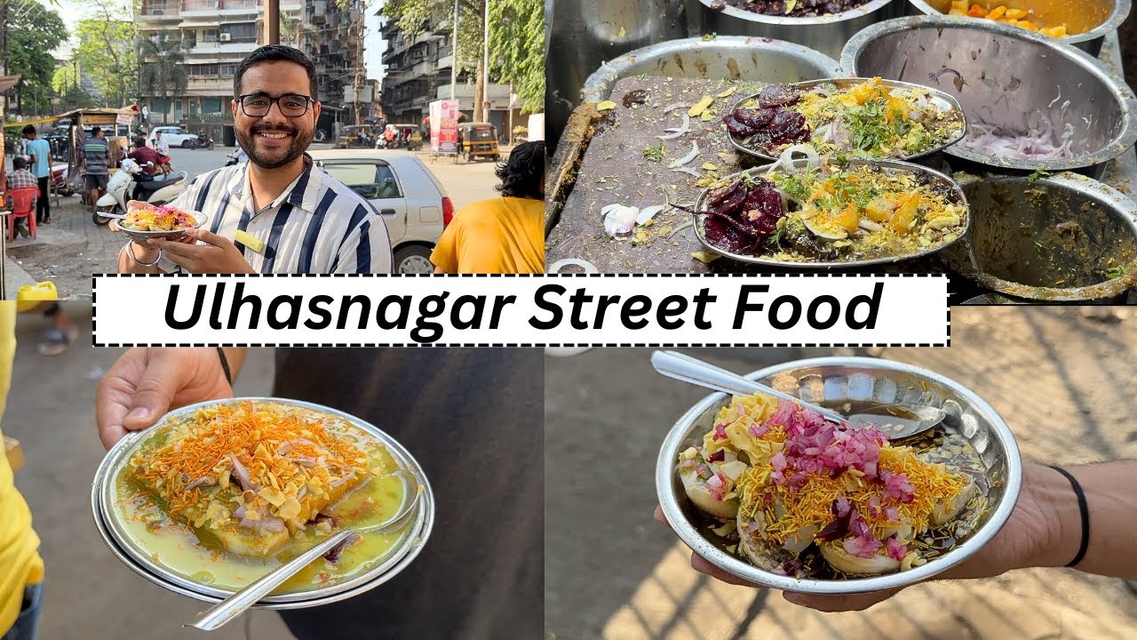 Ulhasnagar Street Food | Button Papdi, Dal sandwich, Kheema Pattice and more