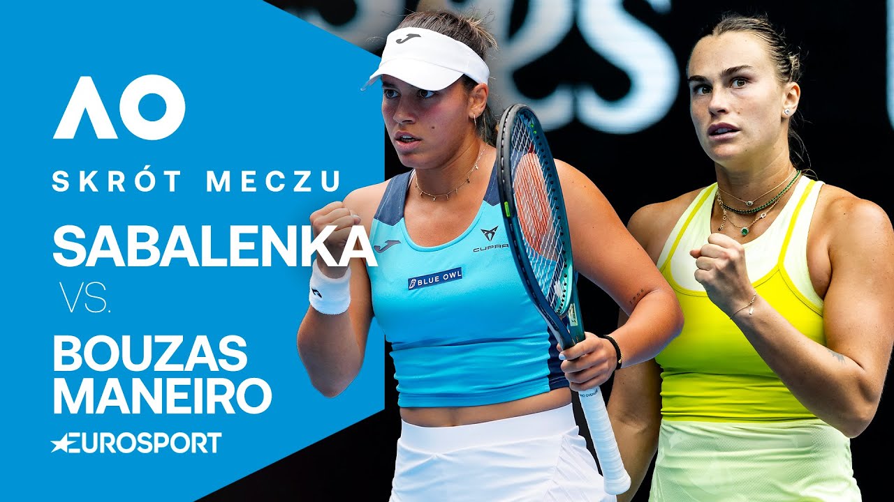 POWR&Oacute;CIŁA Z 2:5! 🎾 Sabalenka - Bouzas Maneiro | 2. runda | Australian Open 2025