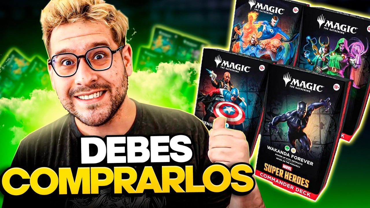 Que Deck Commander DEBES COMPRAR de Marvel SUPER HEROES