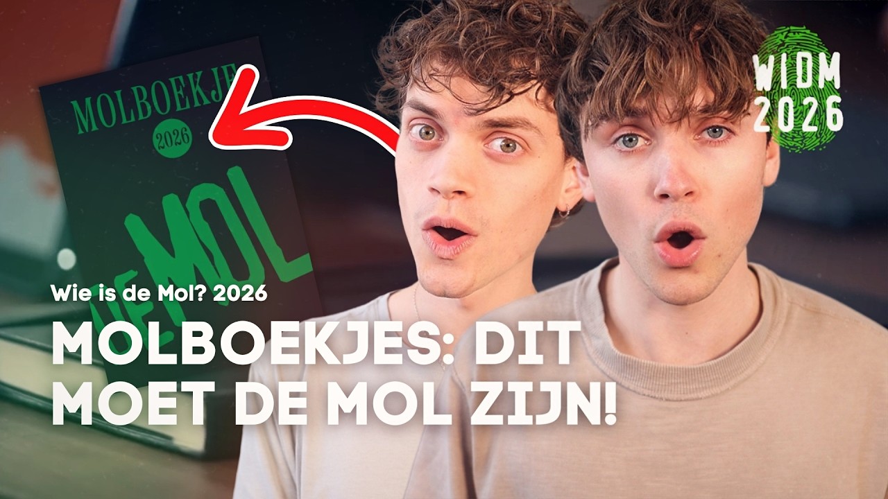 Molboekjes wijzen naar de Mol! - Wie is de Mol? 2026 Hints