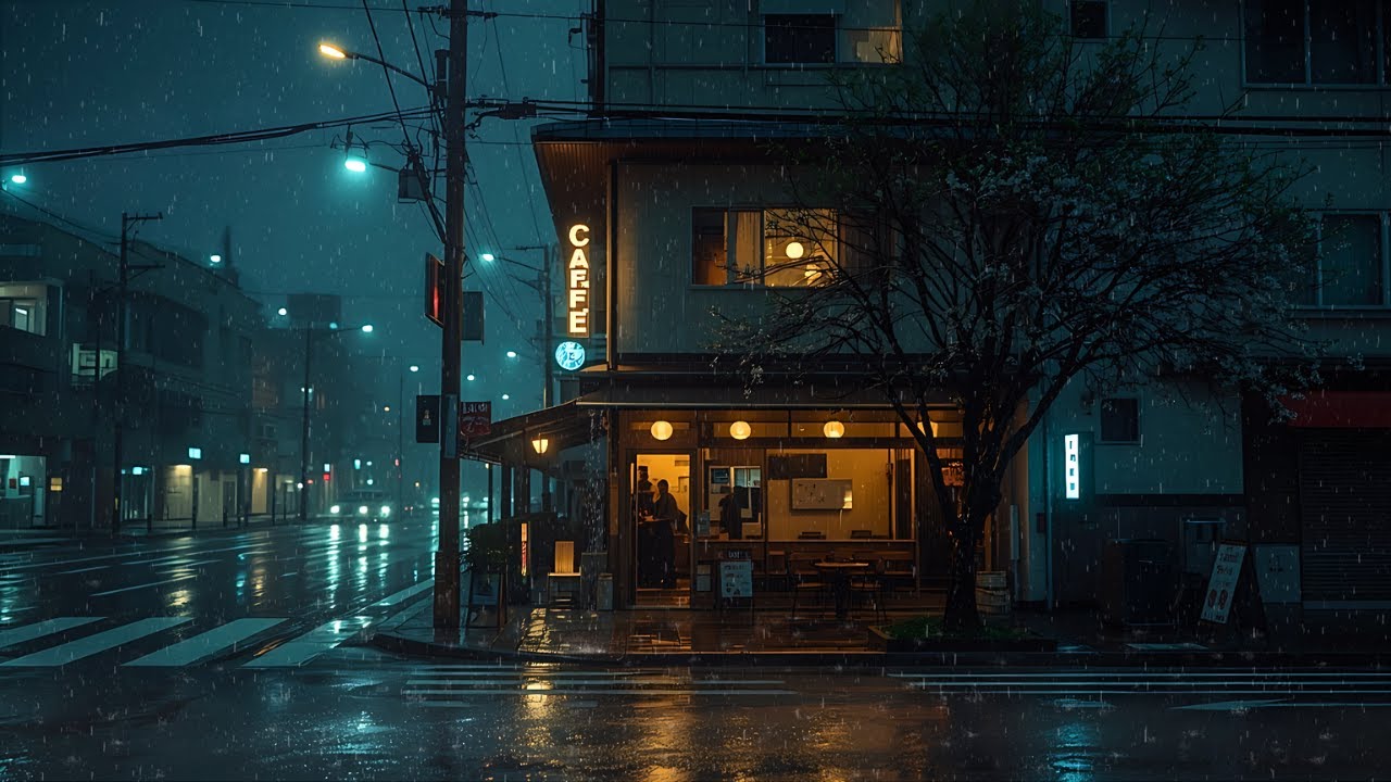 Tokyo 90s Rain 🌧️ — Nostalgic Lofi for Deep Focus & Calm