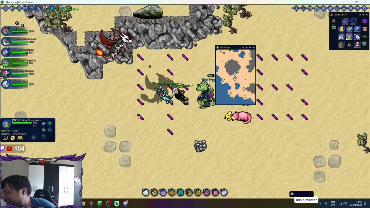 OTPokemon - Nova mecanica do Gible! Ajuda ae galera!