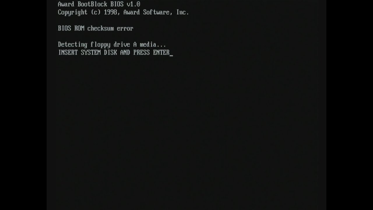 ECS K7VZA REV 3.0 - Award BootBlock BIOS Recovery (FULL HD 1080p 60FPS)