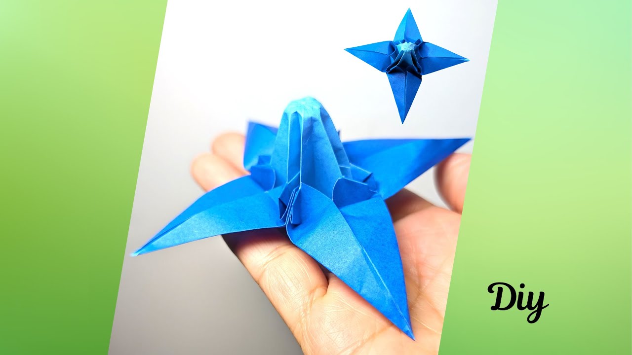 How to make origami flower - DIY paper craft