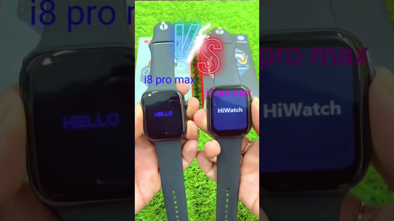 I8 pro max vs i7 pro max smart watch comparison😱 #shorts