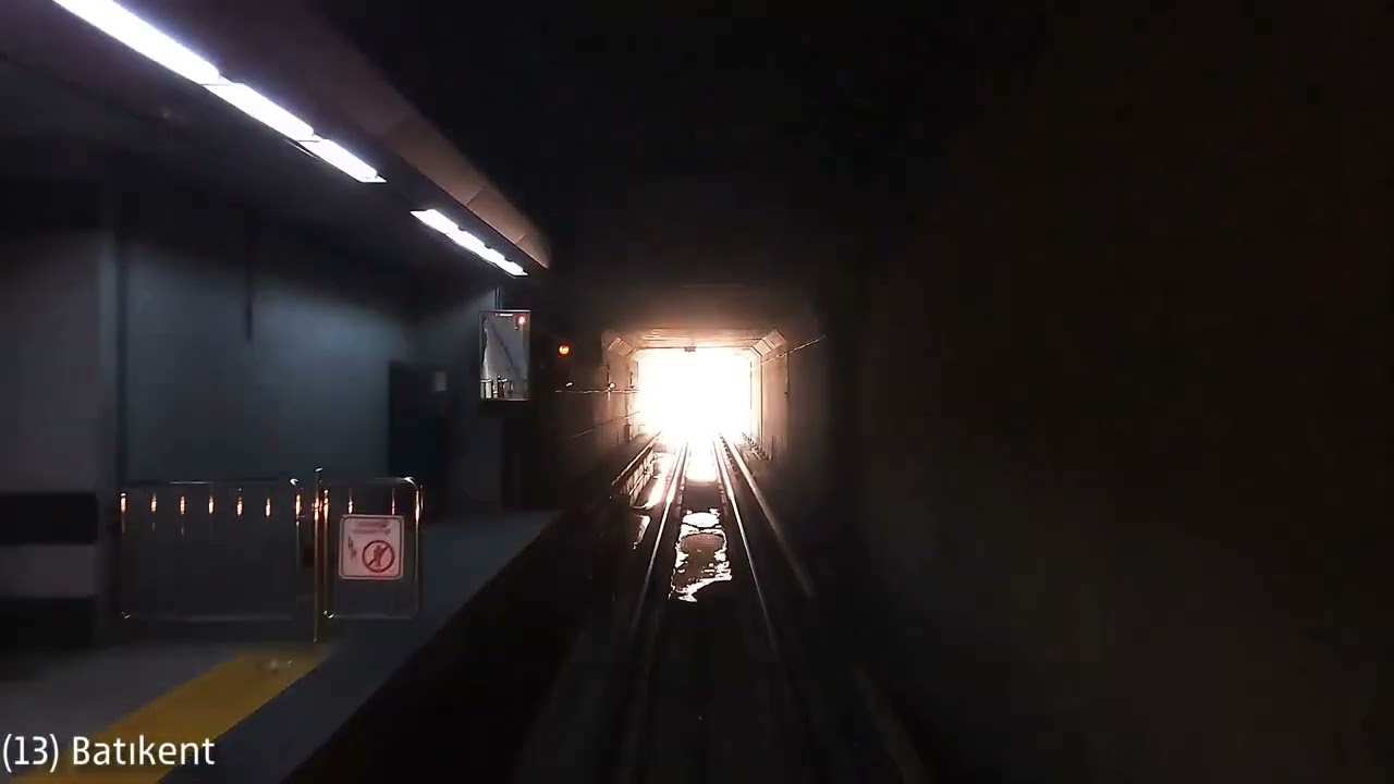 EMEKTAR BOMBARDİER H6 ANKARA METROSU OSB TÖREKENT VE KORU ARASI TİMELAPSE