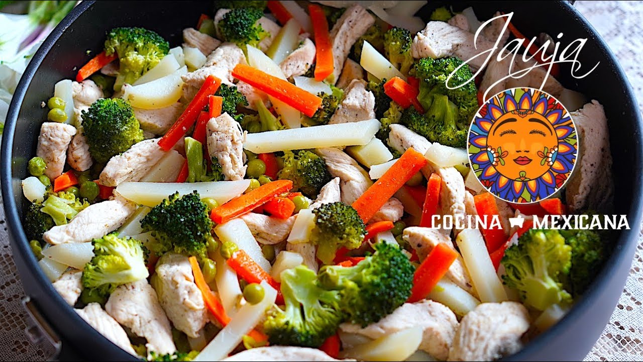 Pollo con Verduras a la Mantequilla, Ajo y Limón