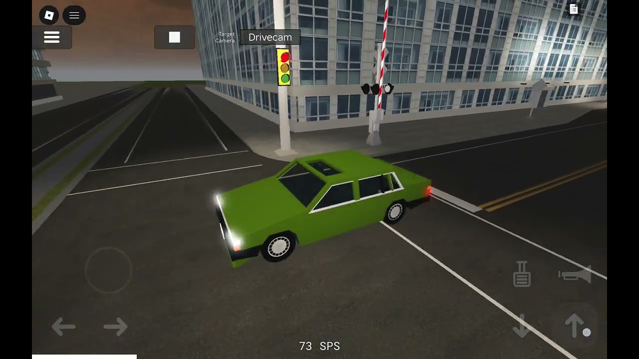Drive to pretty big city in car crash studio 