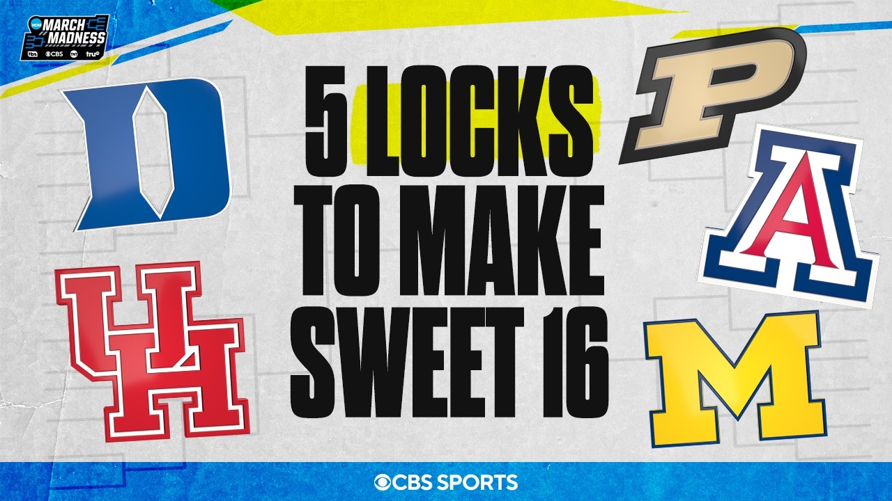 Five LOCKS to make the Sweet 16 🔒 | 2026 NCAA Tournament Predictions