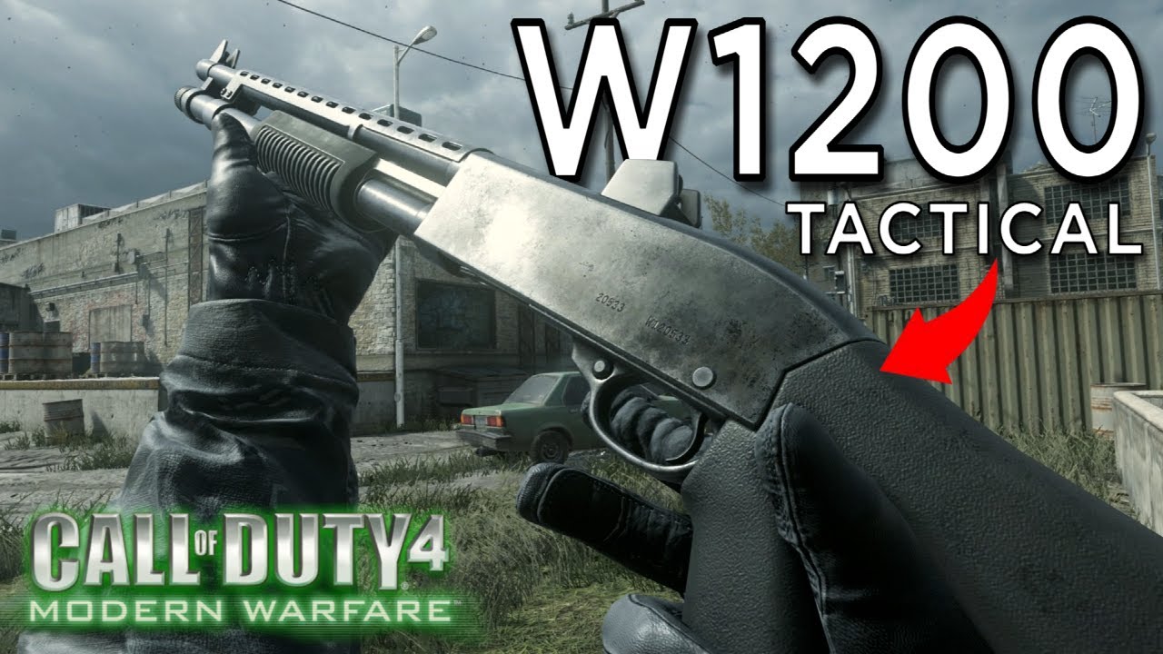 Winchester 1200 Tactical on Call of Duty 4 Modern Warfare Remastered PS5 Gameplay