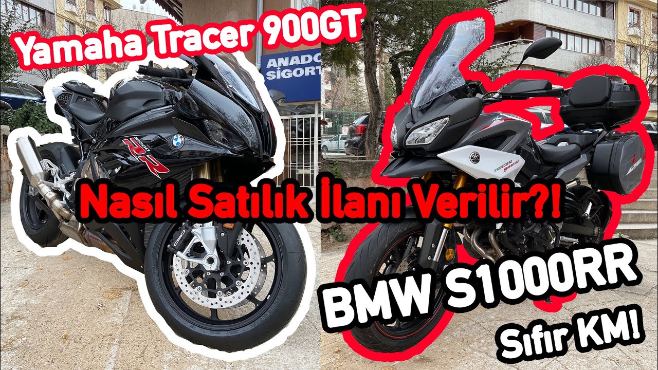 Nasıl Motosiklet Satılık İlanı Hazırlanır? | Yıkama Detay vs | 0km BMW S1000RR | Yamaha Tracer 900GT