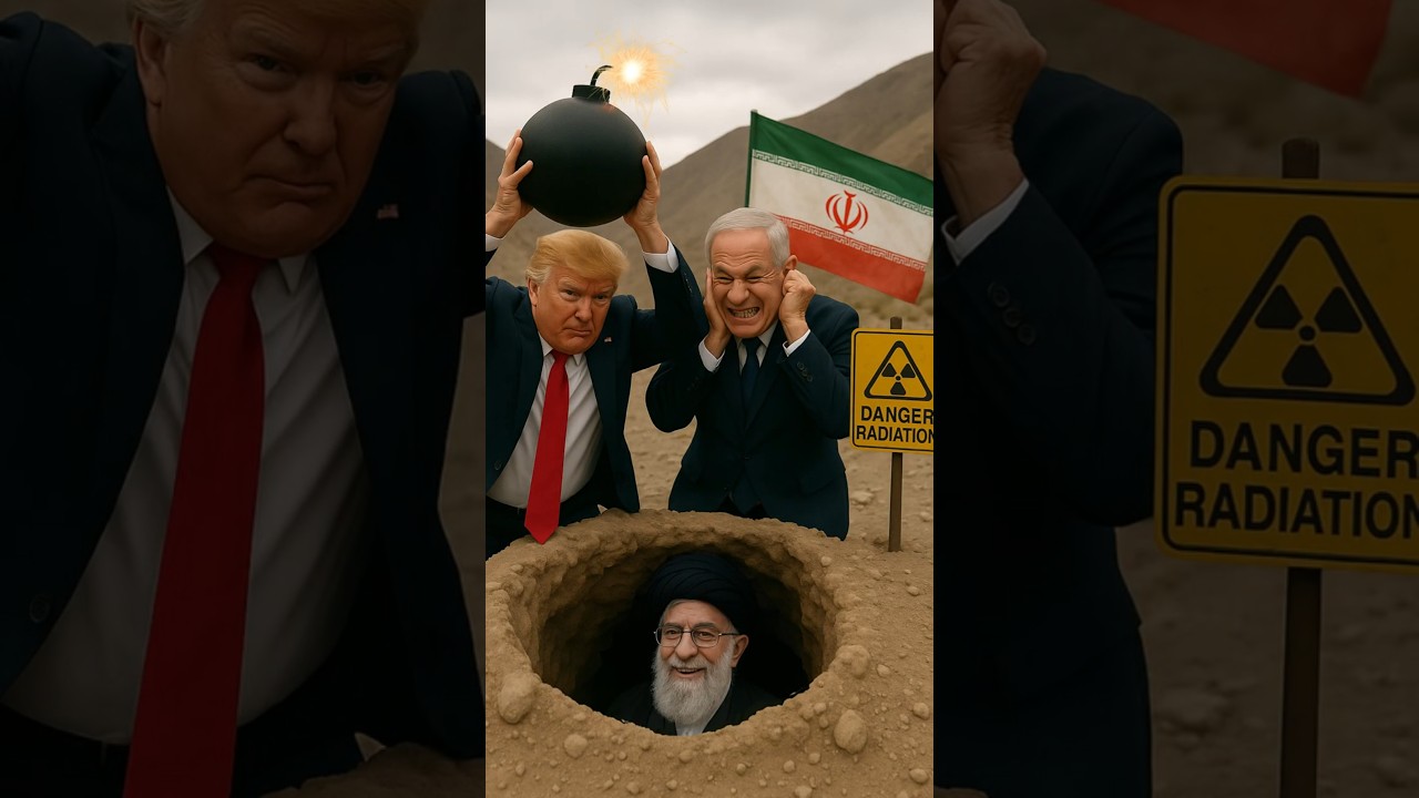 Khamenei Tricks Trump & Bibi Using a Tunnel 🕳️💣☢️ BOOM 💥🤣