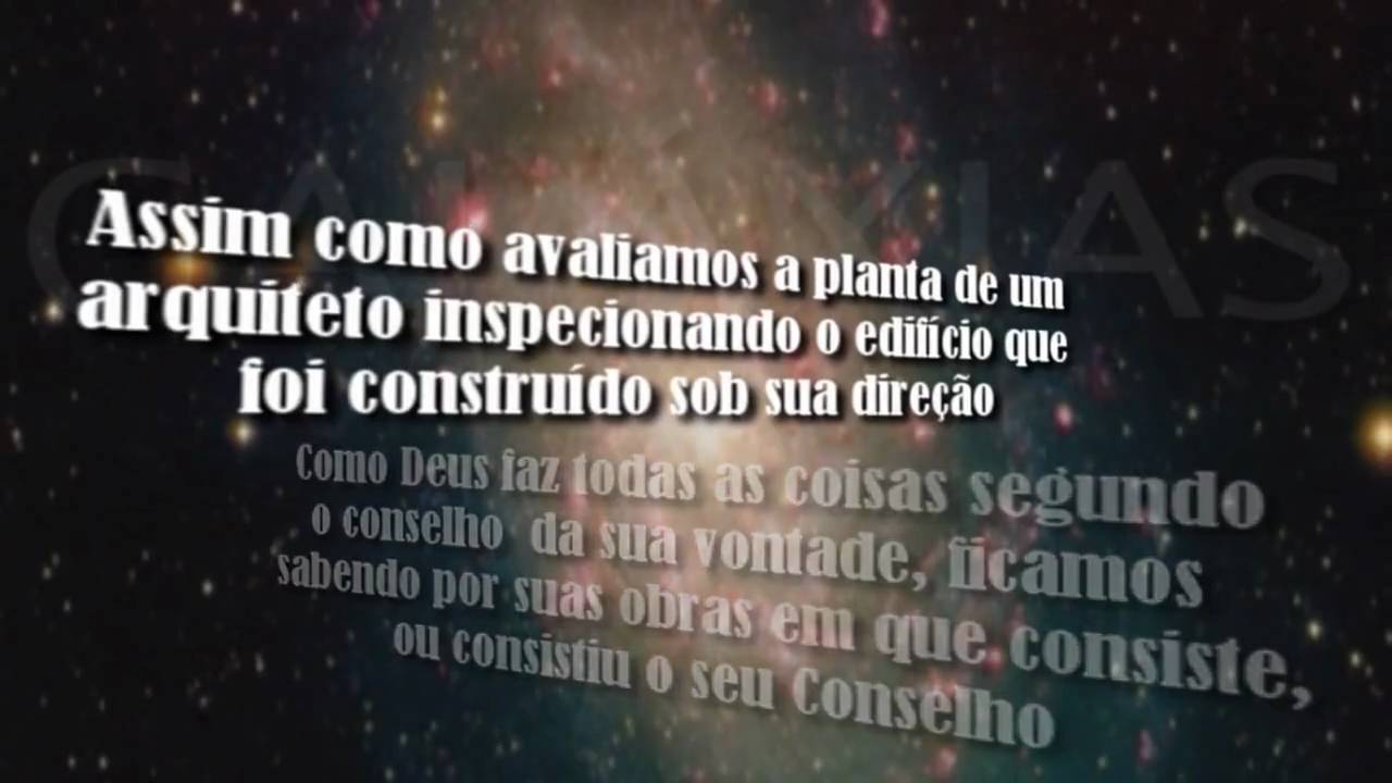 OS DECRETOS DE DEUS -  A .W. PINK
