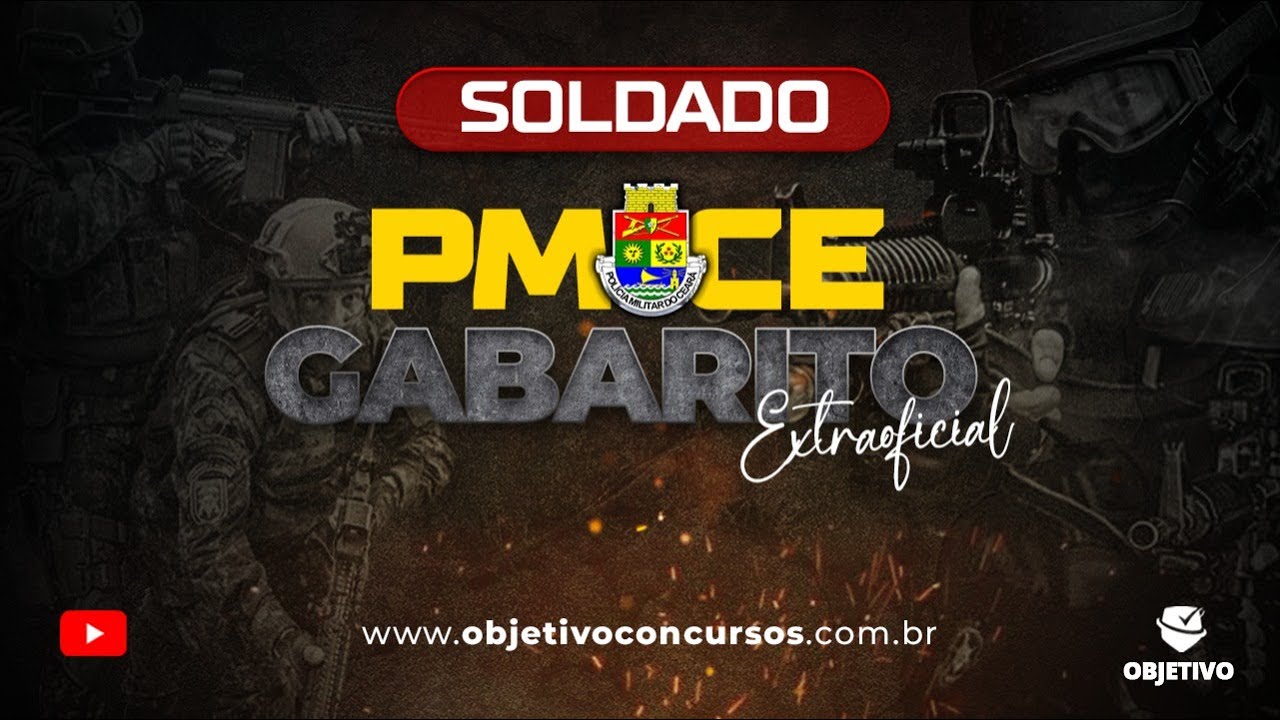 PM CE: GABARITO EXTRAOFICIAL - SOLDADO  PROVA TIPO - A!