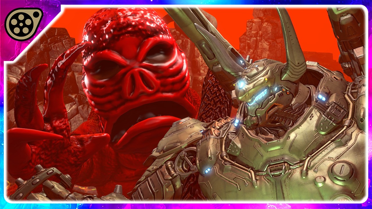 RED [ Godzilla Creepypasta ] vs Doom Slayer