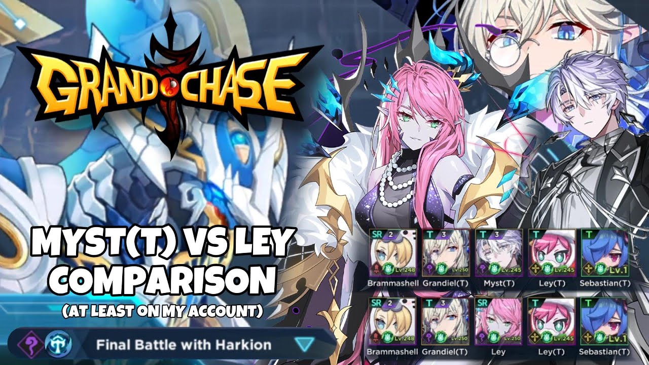 GrandChase (Dimensional Chaser) - World Boss Season 1 - Phase 3 - Myst (T) vs Ley Comparison