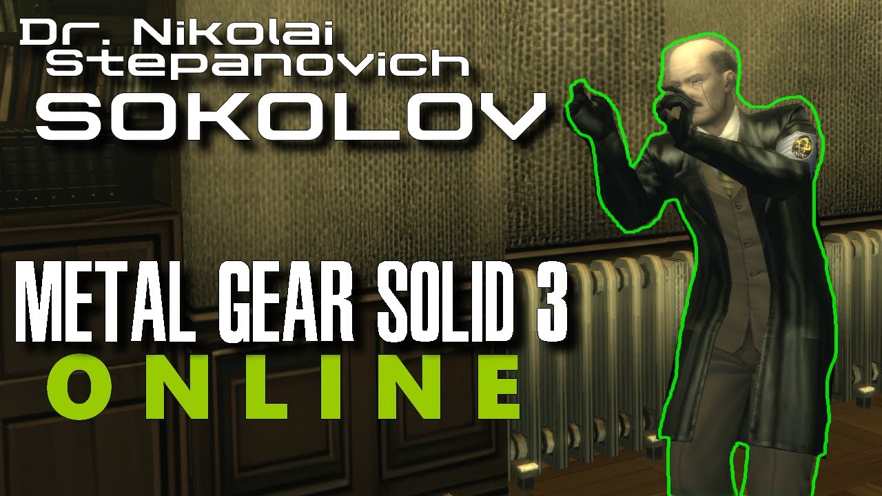 MGO1 - [ Sokolov ] ALL Codecs, Animation, Special Items and Ability