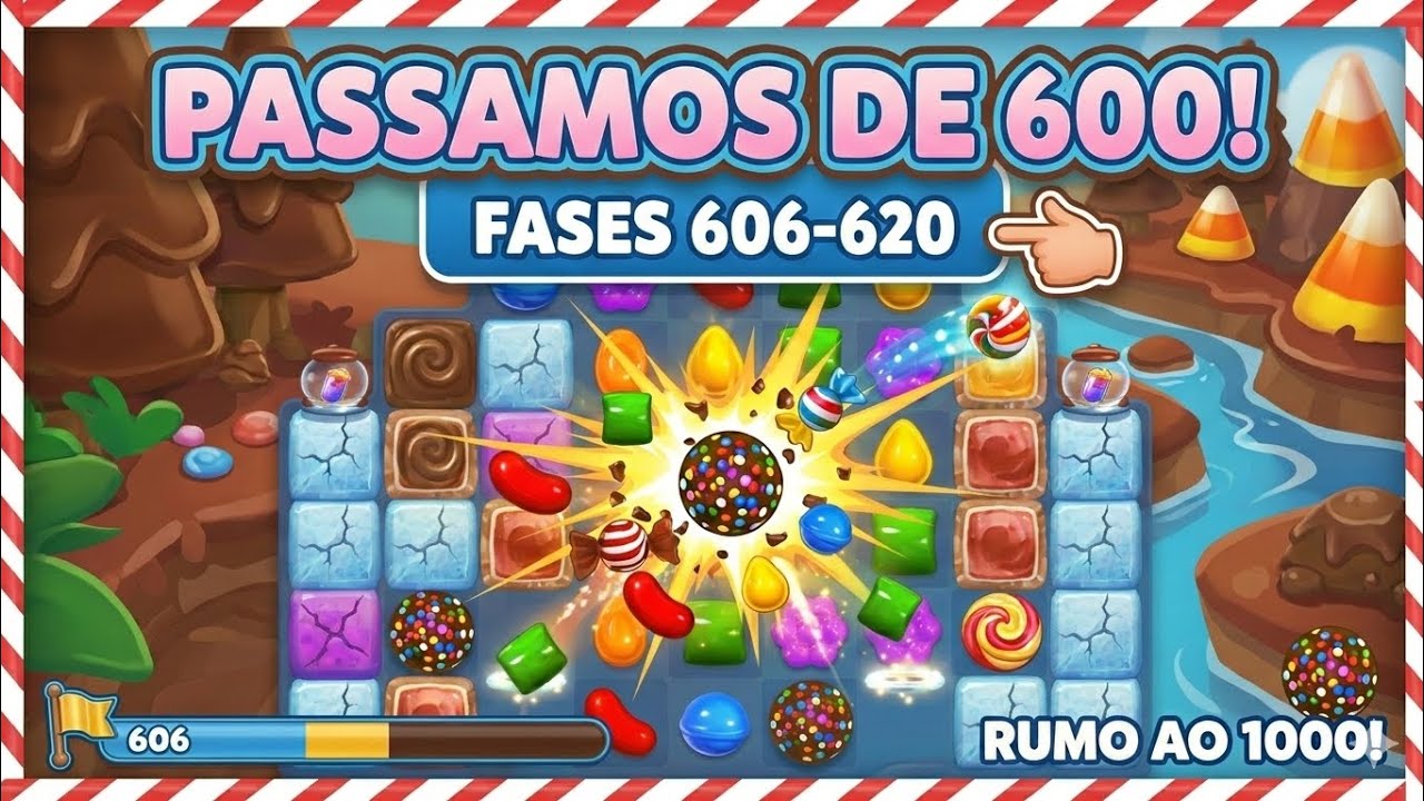 1º LUGAR E NÍVEL 600+ ✅ Candy Crush: O Desafio Continua!