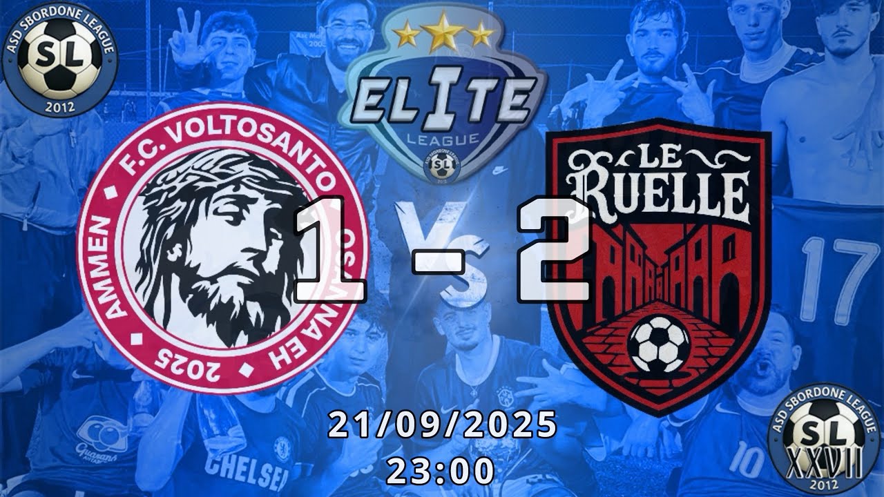 🎥 HIGHLIGHTS🔵XXVII  SBORDONE LEAGUE 🔵 ÉLITE LEAGUE 🔵 FC VOLTOSANTO - LE RUELLE