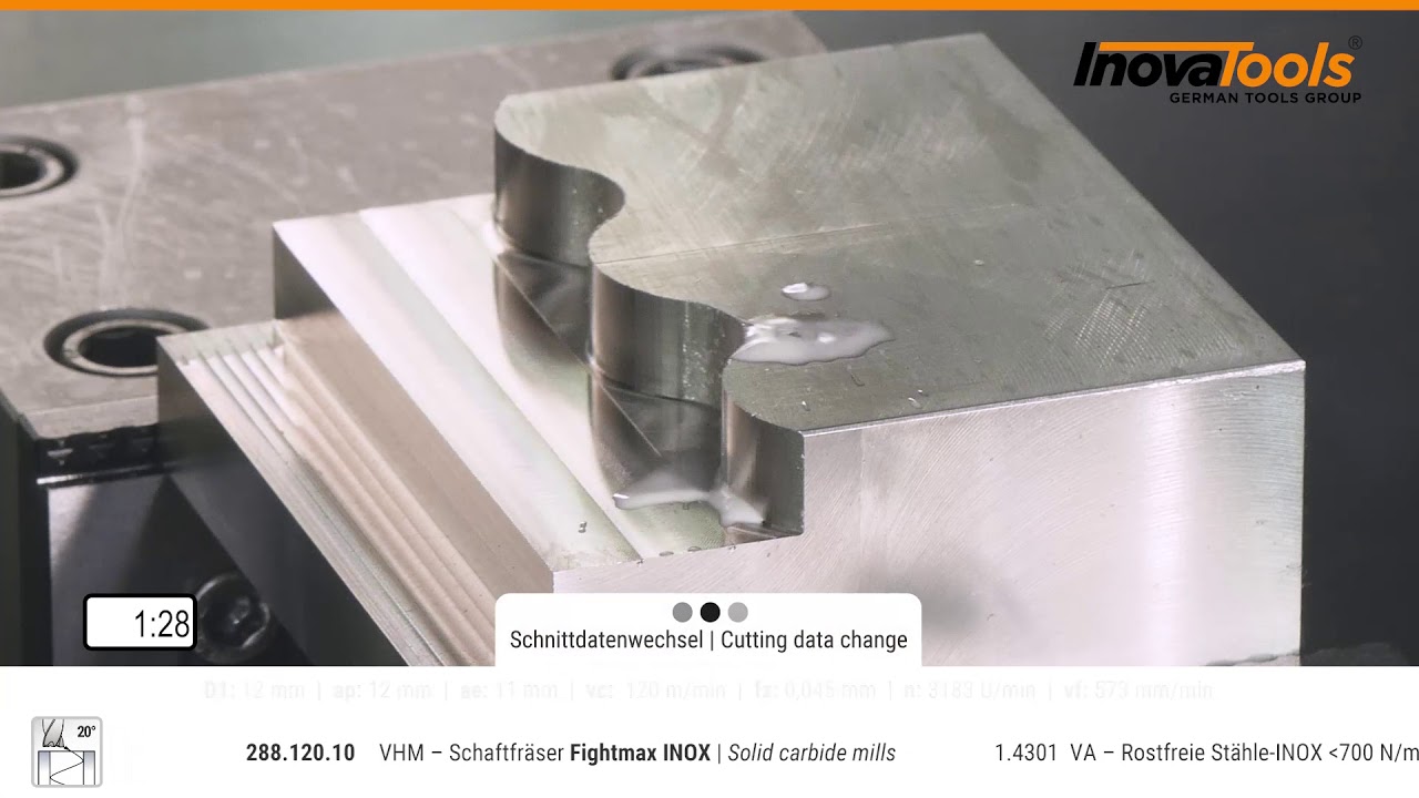 288.120.10 – VHM – Schaftfräser Fightmax INOX