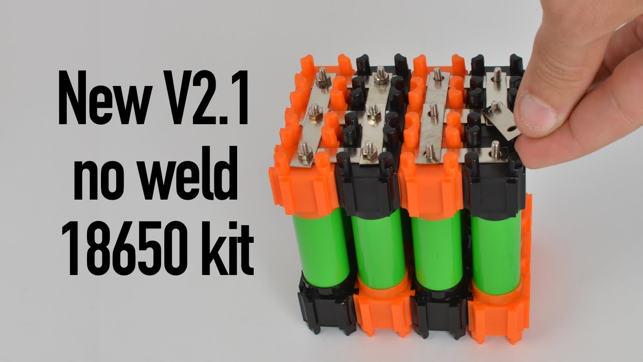 New & improved Vruzend V2.1 no-weld 18650 kit