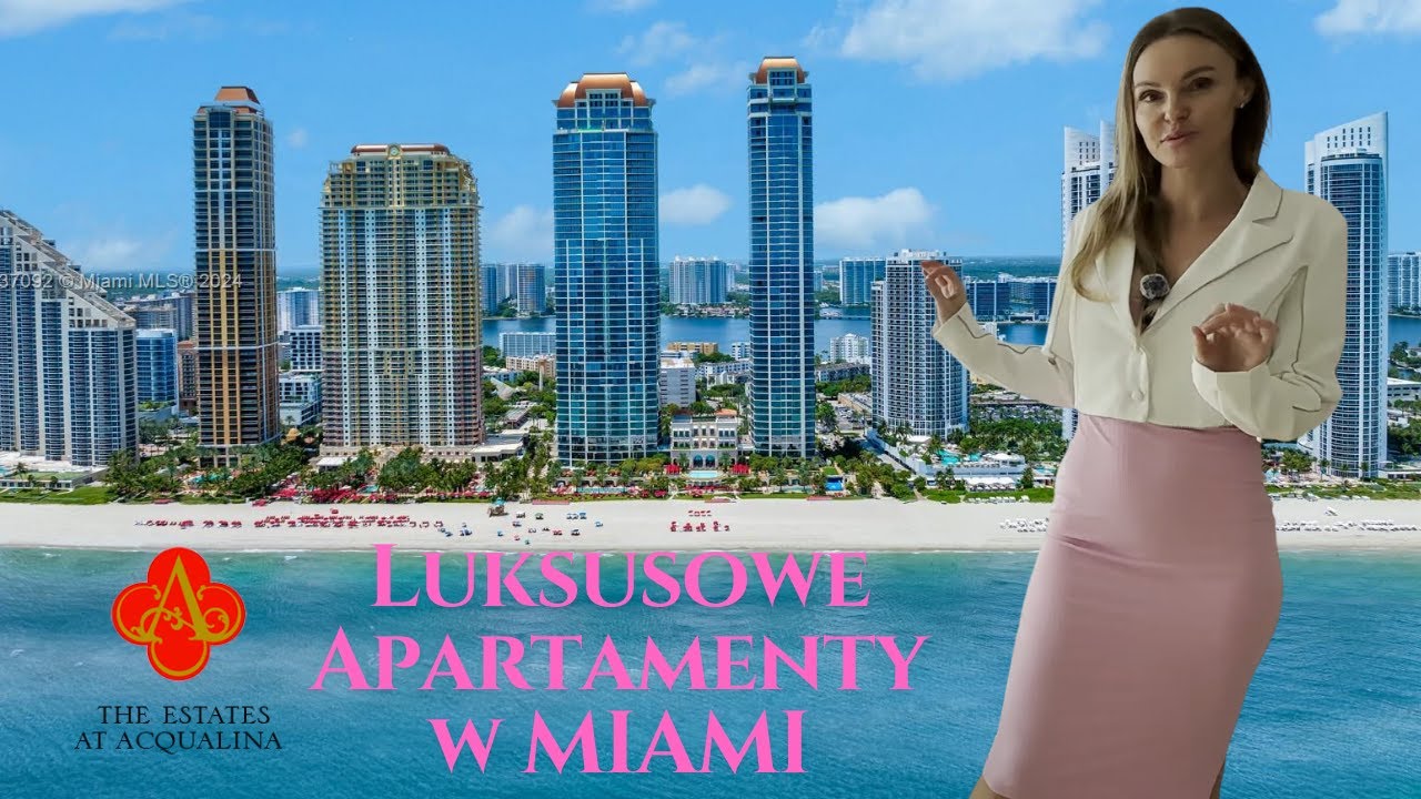 The Estates at Acqualina luksusowy apartament na sprzedaż w Sunny Isles Beach na Florydzie.