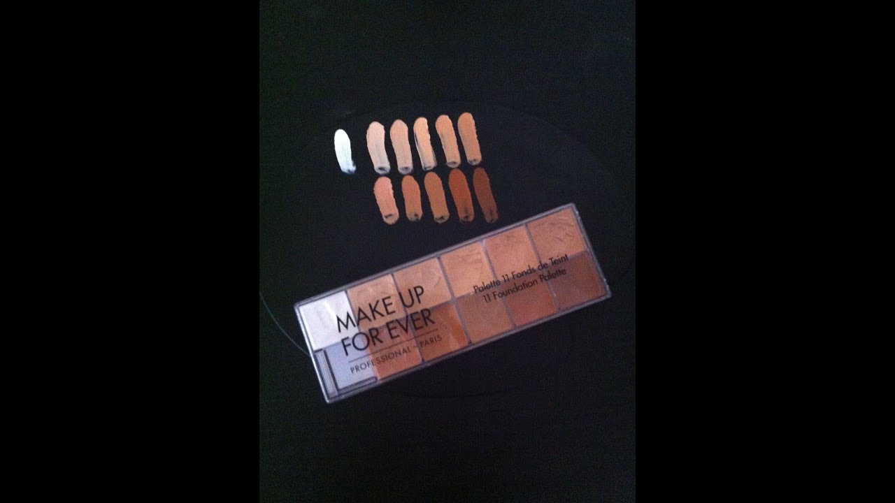 MAKE UP FOR EVER 11 Foundation Palette Review & Swatches