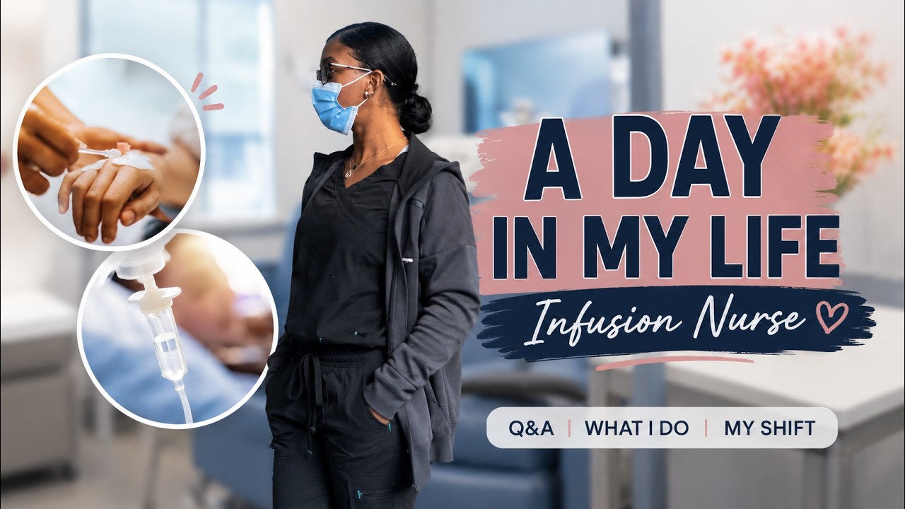 DAY IN THE LIFE OF AN IV INFUSION NURSE || Q&A