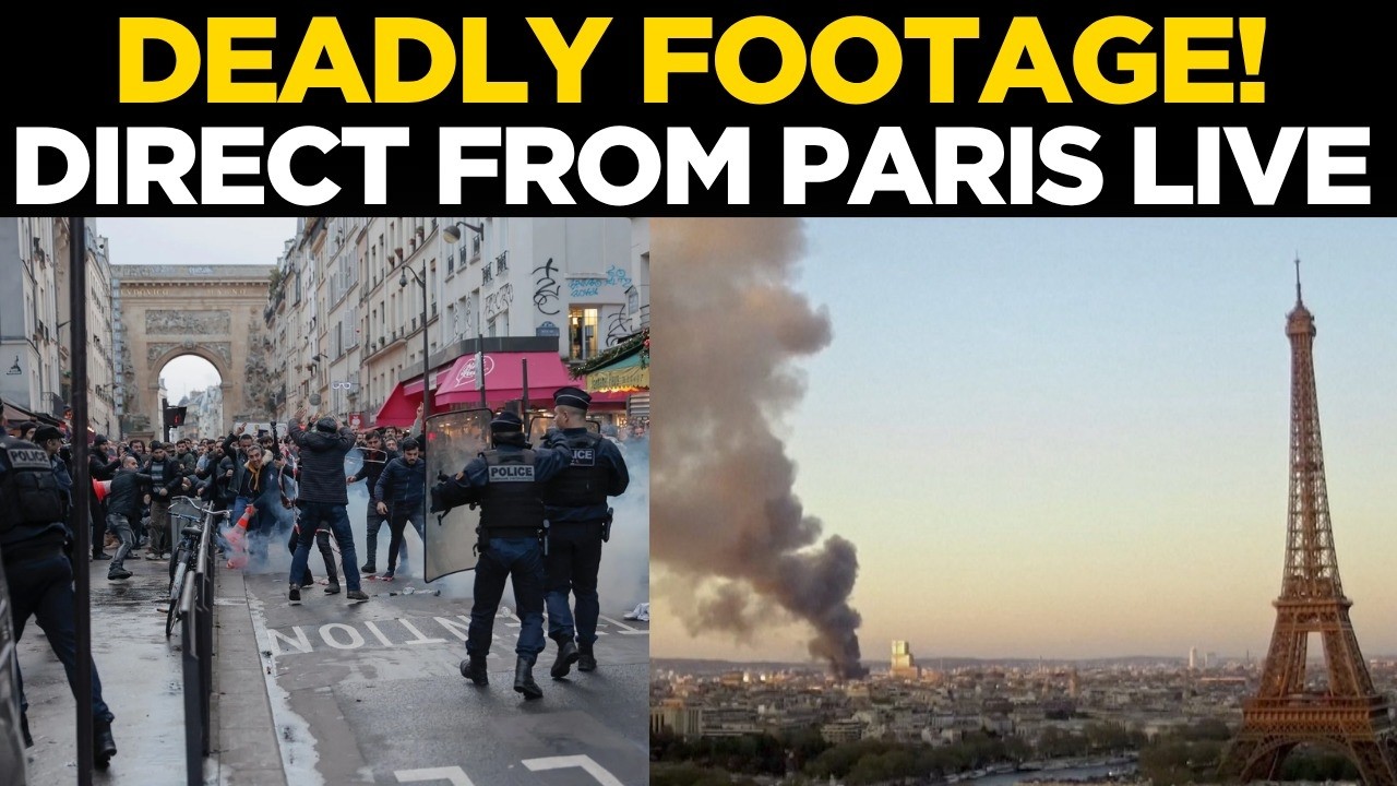 Paris Protest LIVE: Shocking Footage From the Streets as Police Clash With Protesters | France News