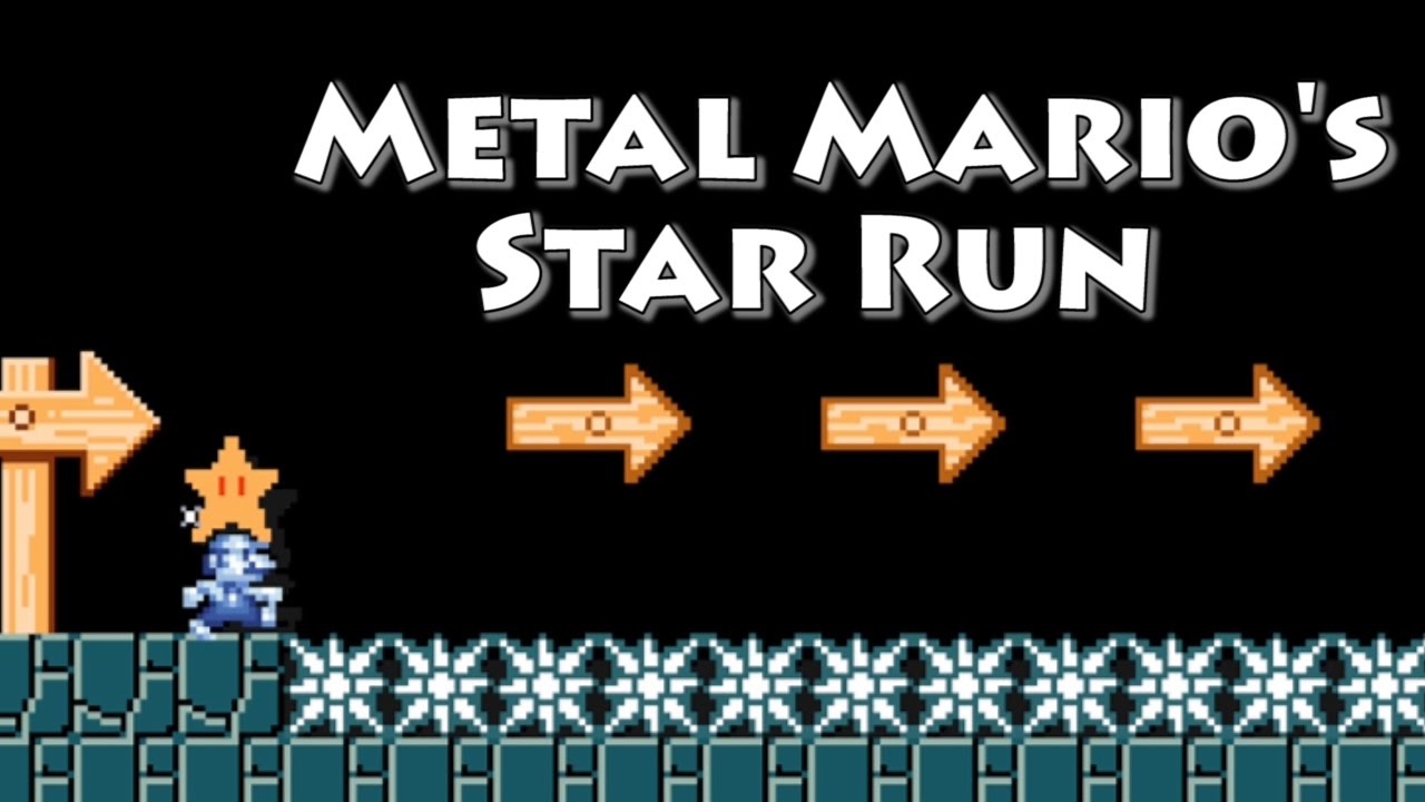 Super Mario Maker - Metal Mario's Star Run