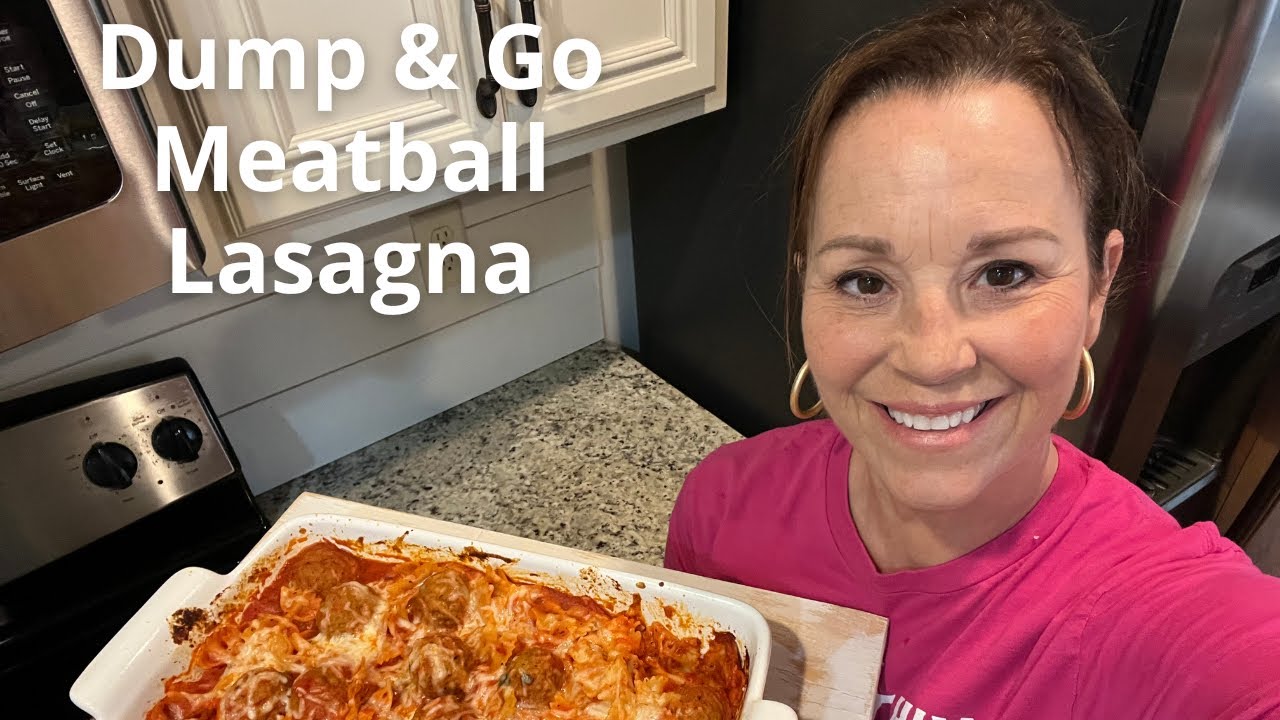 Dump & Go Meatball Lasagna | Easy family dinner ideas | Quick recipes