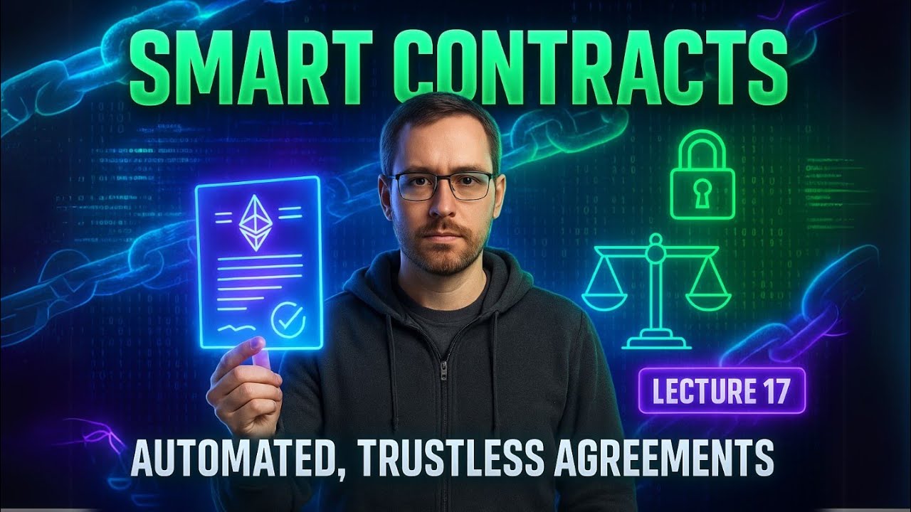 Lecture 17|What are Smart Contracts?