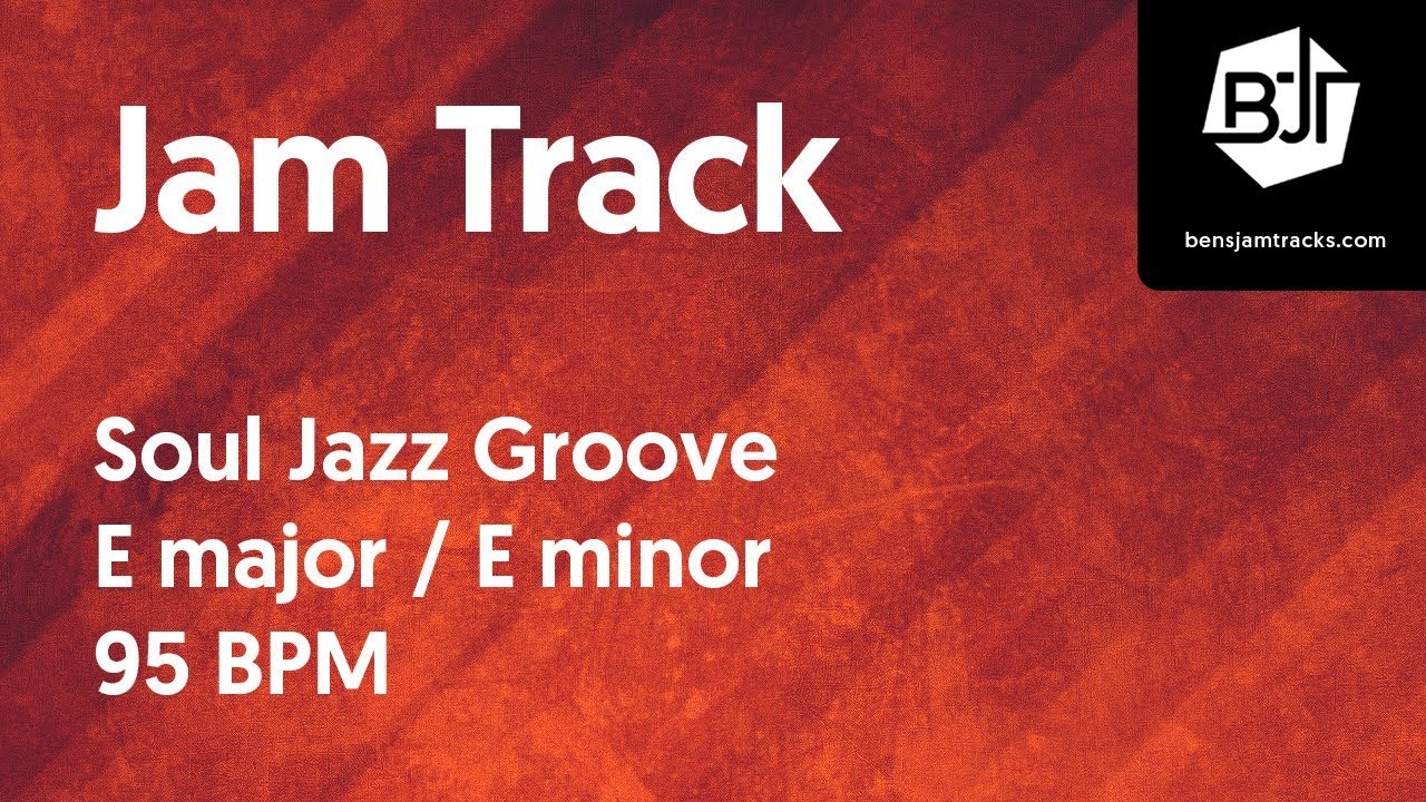Soul Jazz Groove Jam Track in E major / E minor 