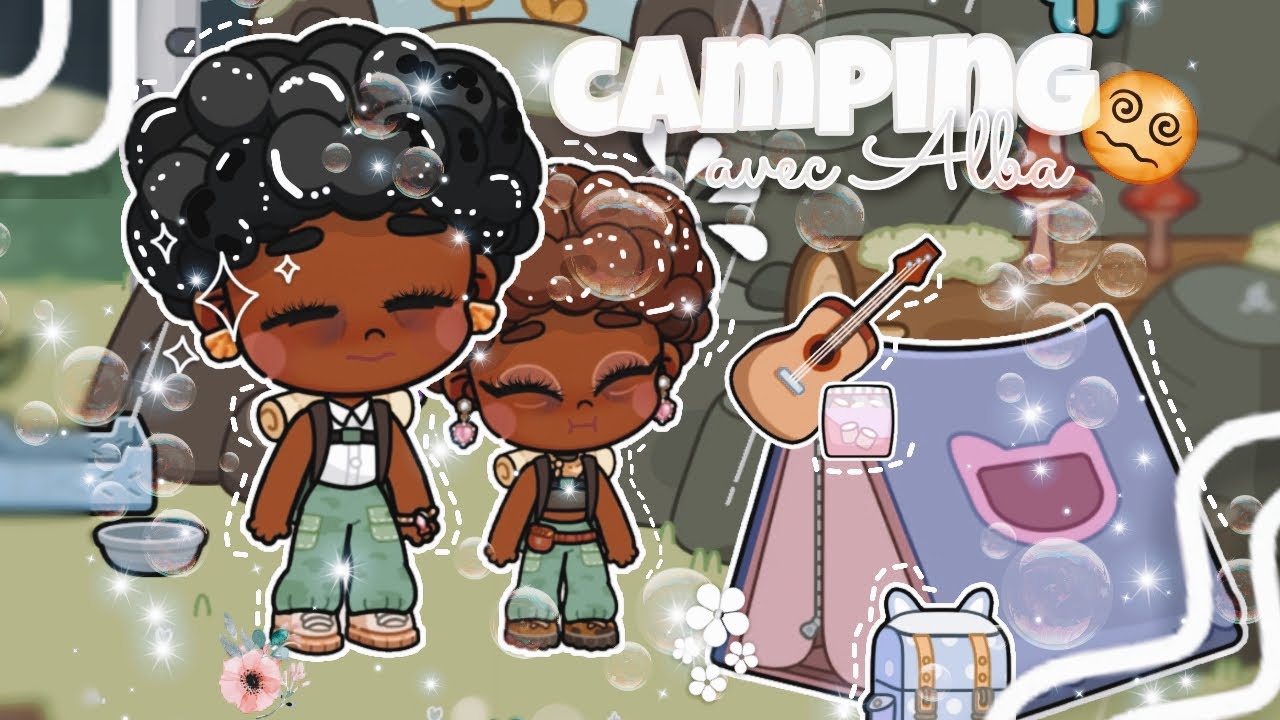 Un camping catastrophes 😵‍💫 moi et Alba allons faire du camping 🏕️😭@missollaid#avatarworld#camping 
