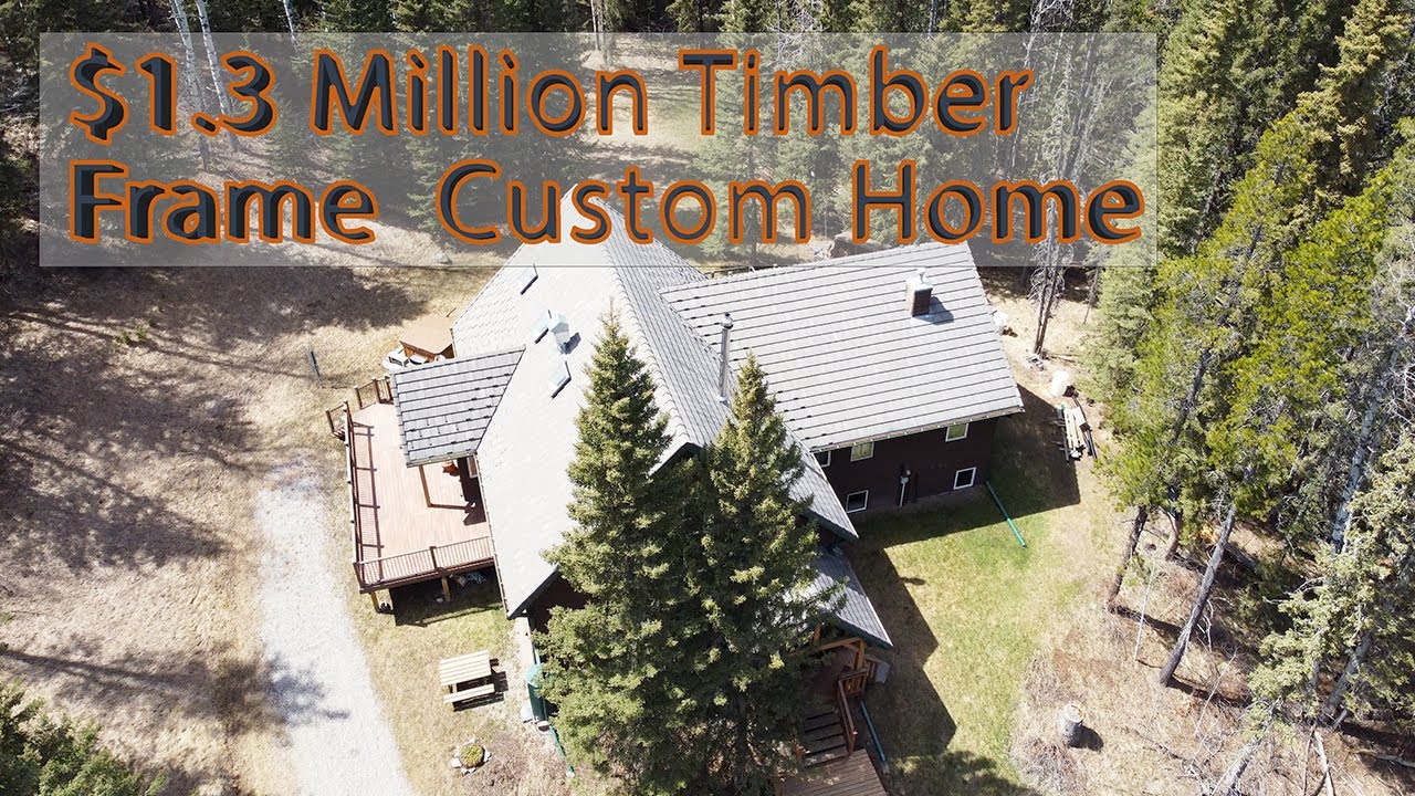 $1.3 Million Pine Ridge Timber Frame Custom Home