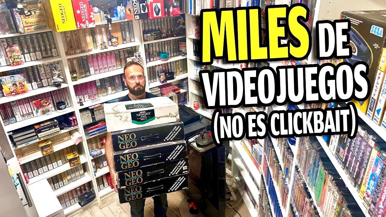 El ALMACÉN de los FULL SET de NEO GEO 😱 Tiene MILES de JUEGOS