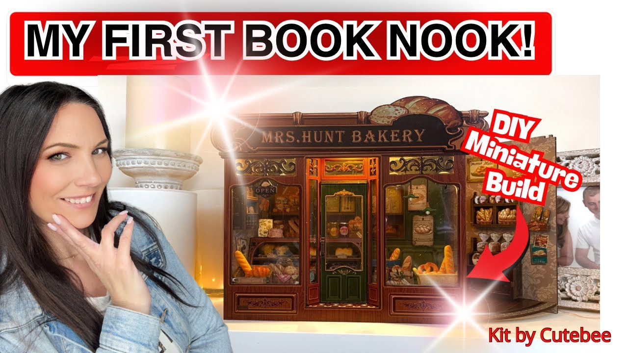 📚 I Built My First Book Nook – and It BLEW Me Away! (Mrs. Hunt Bakery from Cutebee)