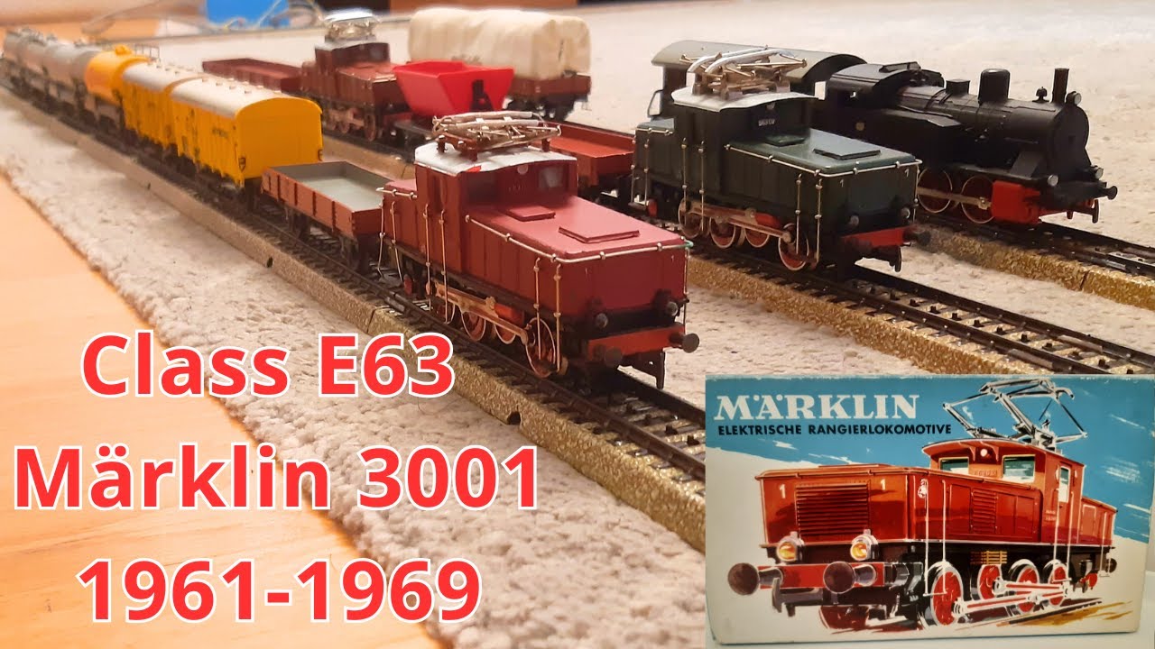 Vintage E63 Locomotive from the 1960s! Unboxing Märklin 3001