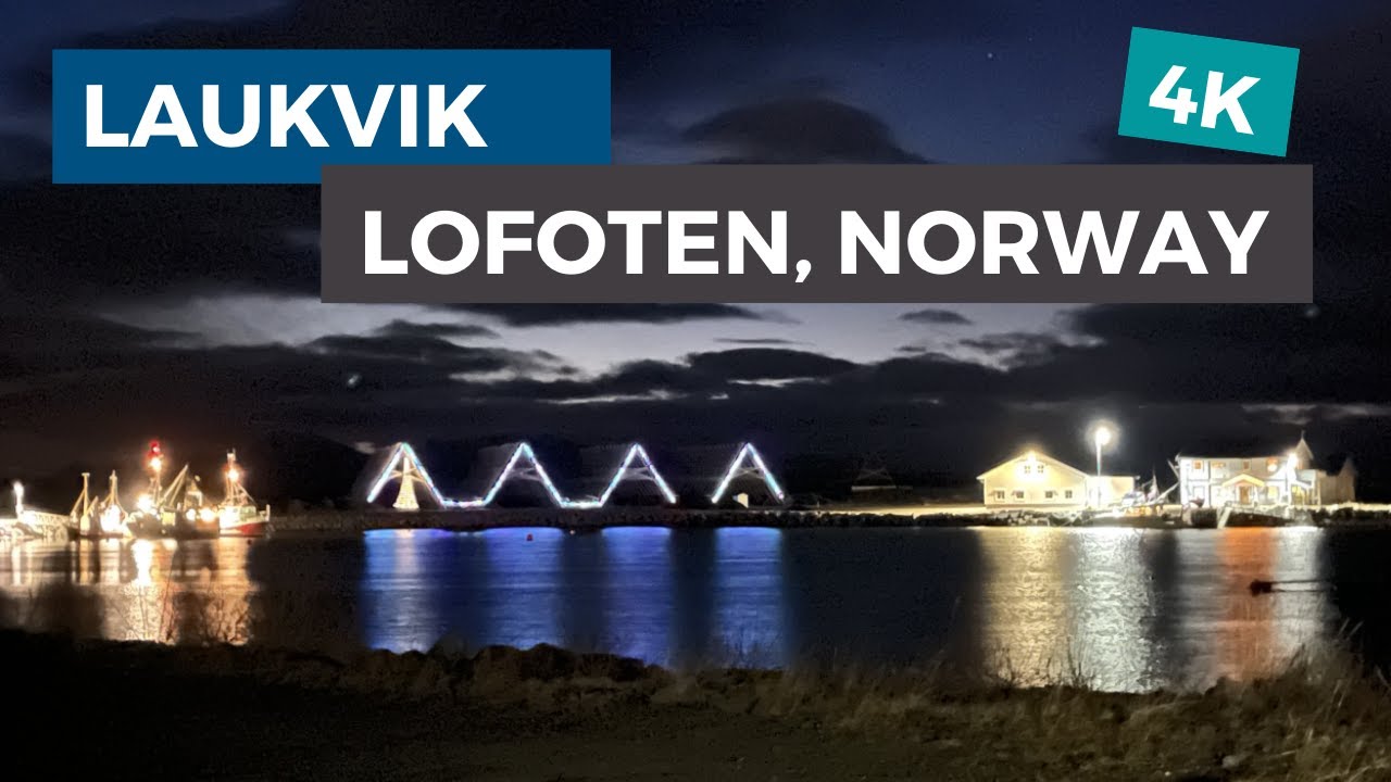 Christmas 2020 - Laukvik in Lofoten, Norway - By drone
