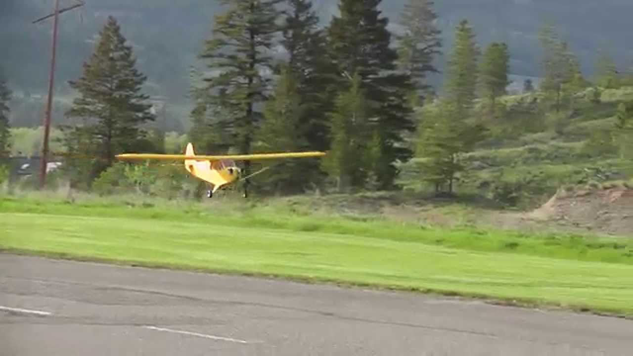 Balsa USA piper j3 Cub 1/4 scale first flite os 1.20 fs