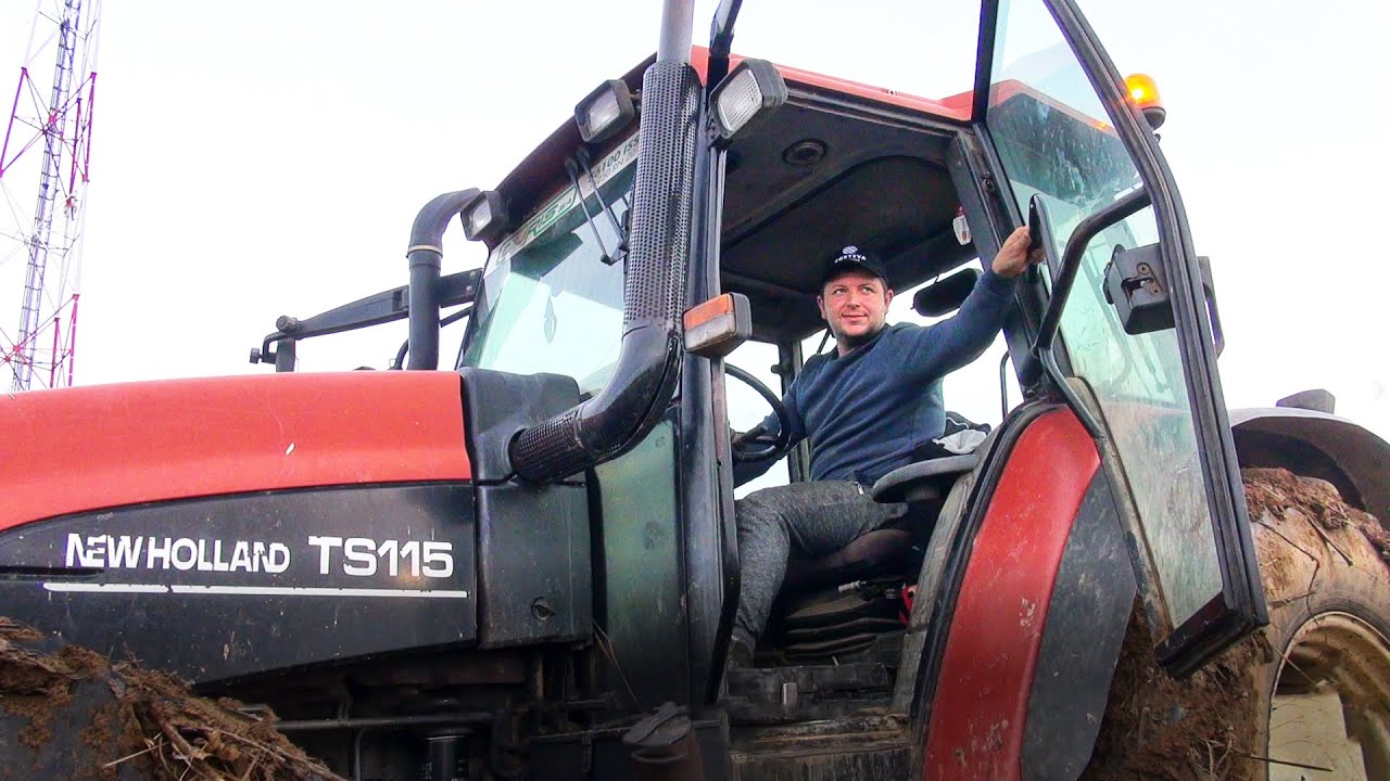 Epic plowing day ⚙💨💨🚜 Arat pe teren dificil-Tractor New Holland TS 115