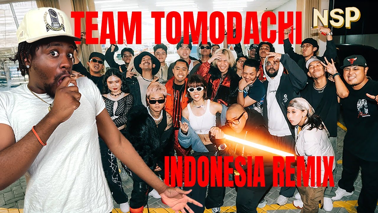 Команда друзей | TEAM TOMODACHI (INDONESIA REMIX) 🇮🇩 РЕАКЦИЯ