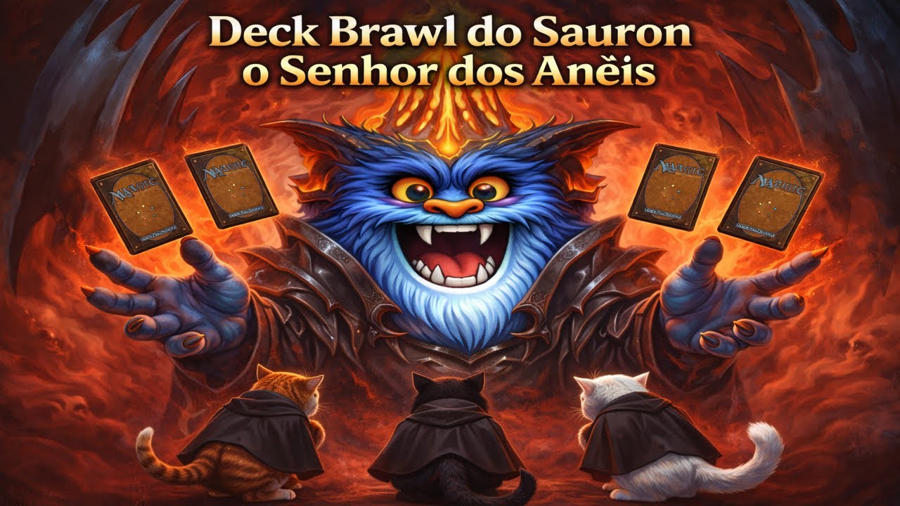 🧙‍♂️ Deck Brawl (Grixis)   SAURON  Vermelho, Azul e Preto  MAGIC  ARENA🧙‍♂️