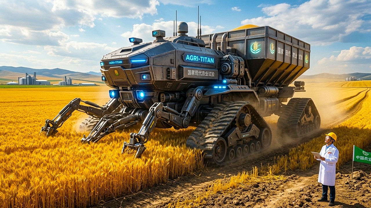 La Nuova Tecnologia Cinese Che Sostituirà gli Agricoltori per Sempre