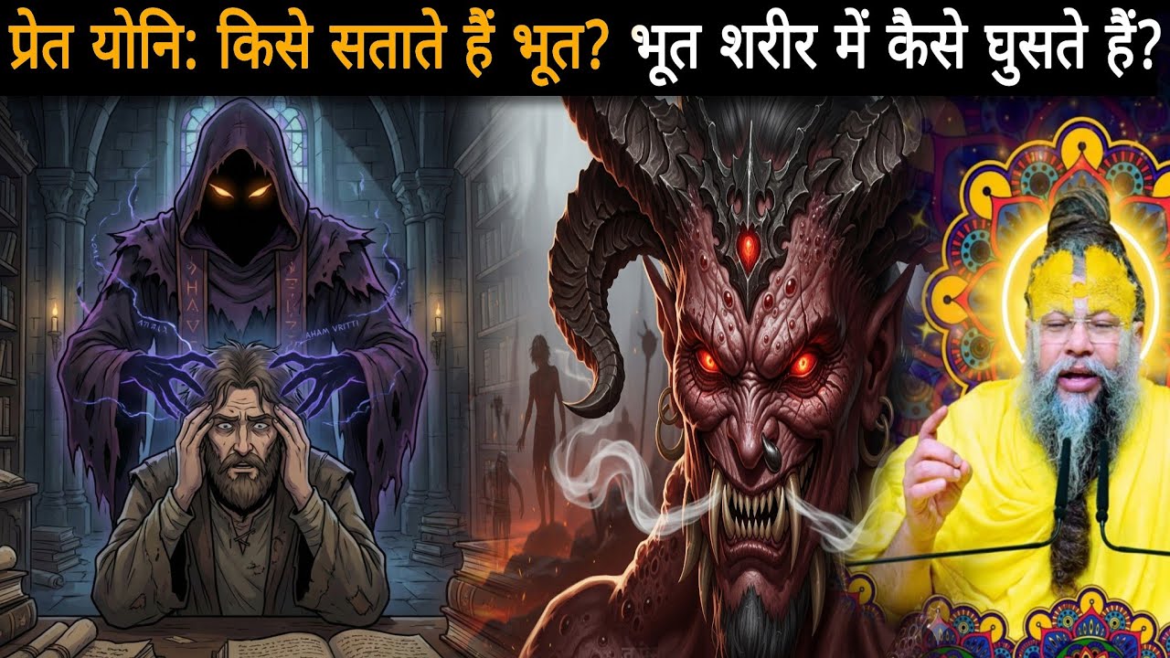शरीर में कैसे घुसते हैं? प्रेत बाधा से बचने का सबसे पक्का उपाय | Shri Hit Premanand Ji Maharaj