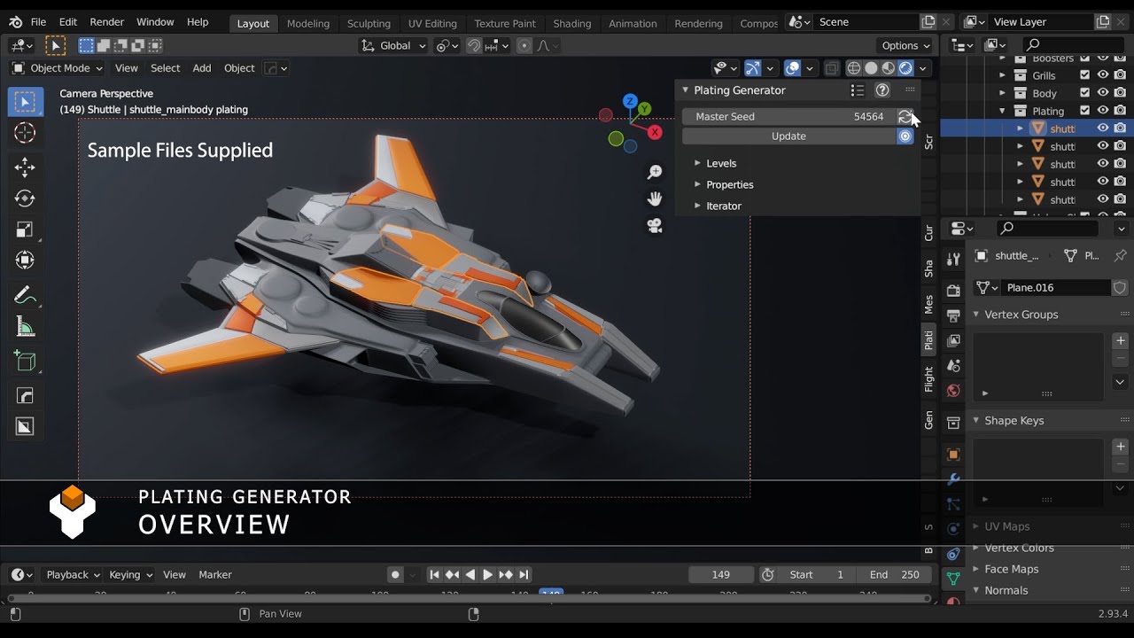 Plating Generator Version 2 Overview