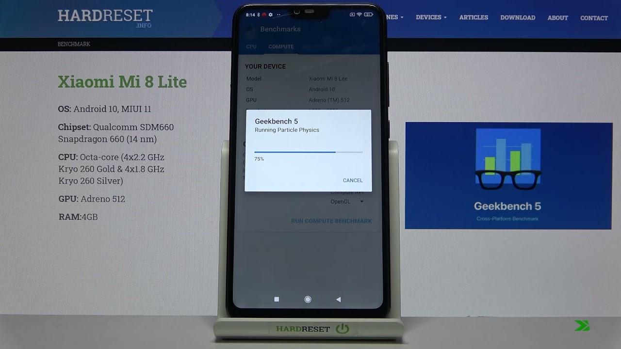 Xiaomi Mi 8 Lite - OpenCL GPU Test | Geekbench 5 Performance!