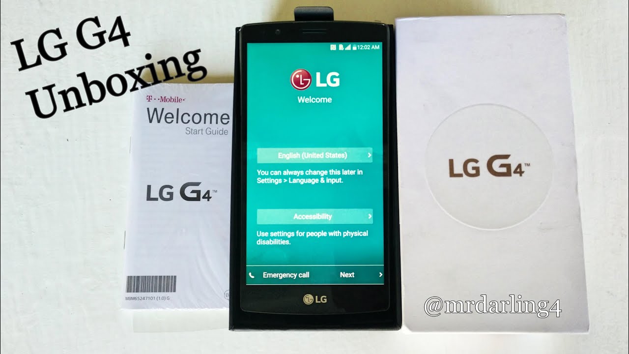 T-Mobile LG G4 - Quick Unboxing
