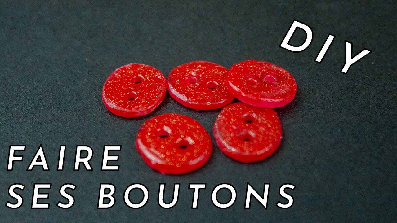 Créer ses boutons à coudre, facile et économique