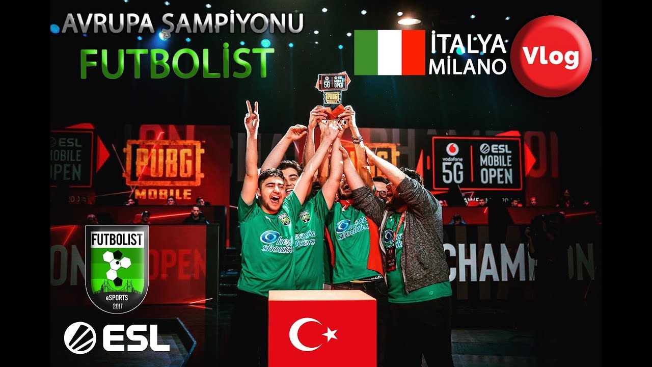 PUBG MOBILE ESL AVRUPA ŞAMPİYONU Futbolist(ANARSHEET) - Milano VLOG